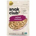 Snak Club Salted Cashews 2.5 oz Bagged 1721330